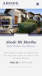 Mobile Screenshot of abodemtmartha.com.au
